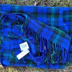 Old Navy Blue, Green & black Plaid Very Soft Scarf